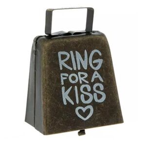Ring For A Kiss Metal Cowbell